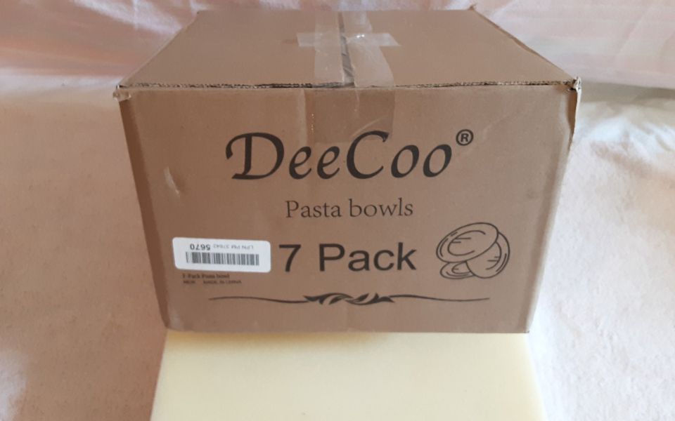 7Pk. Porcelain Pasta Bowls by DeeCoo