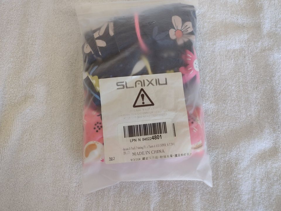 3Pk Toddler Girl Flower Pants by Slaixiu Size 3T