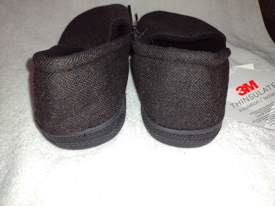 Men's Jack Slippers by George Dark Gray Size 11/12