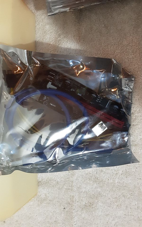 6Pk. PCI-E Riser Express Adapter Card and 60cm. USB 3.0 Cable by Ubit