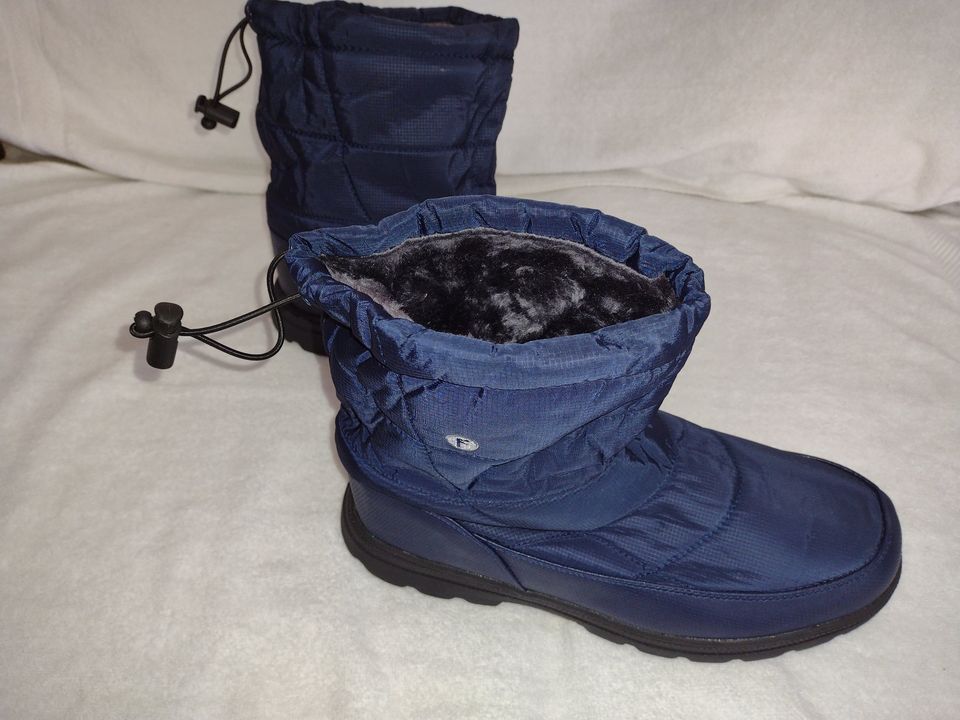 Men's Winter Casual Walking Boots Size 12 Navy Blue