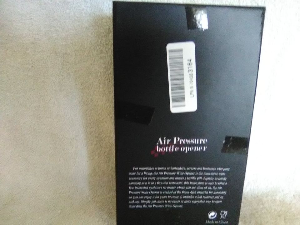 Air Pressure Bottle Opener for Wine