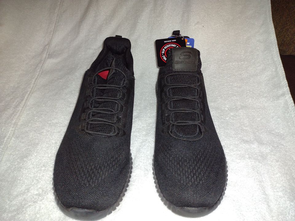 Men's Skechers Food Service Work Shoes Size 13W Black