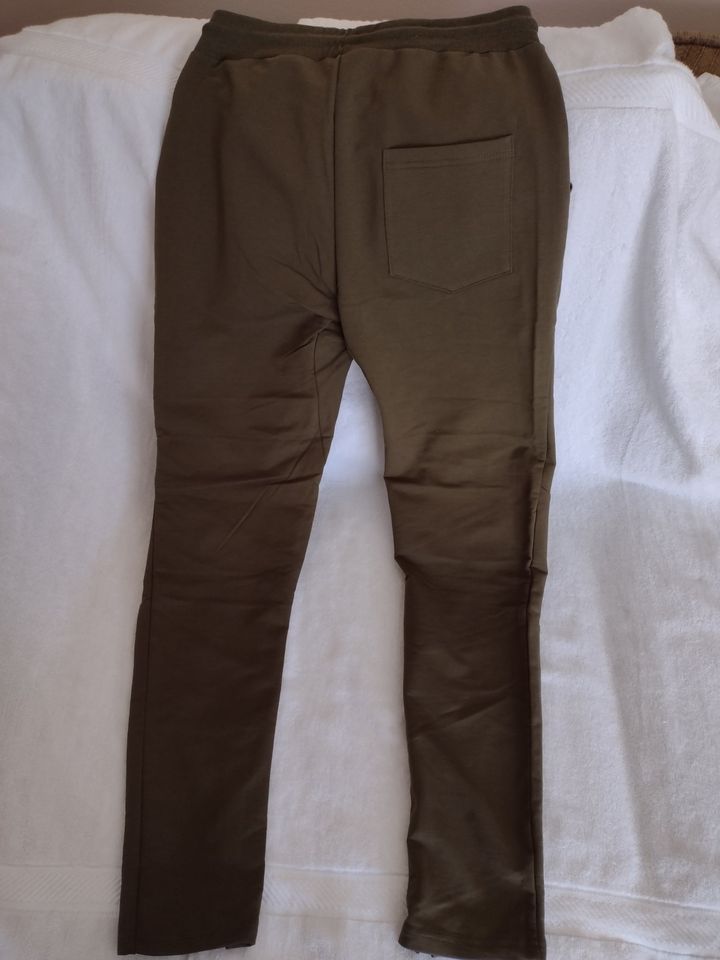 Men's Jogger Athletic Pants Army Green Size L