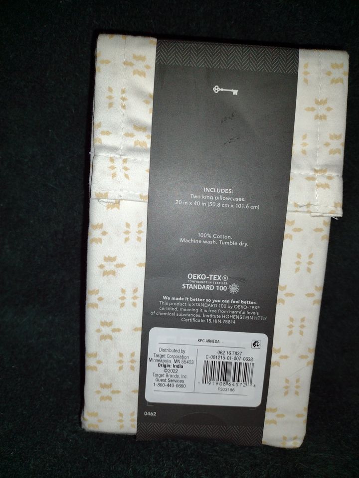 Pillowcases 100% Cotton 400 Thread Count King Size