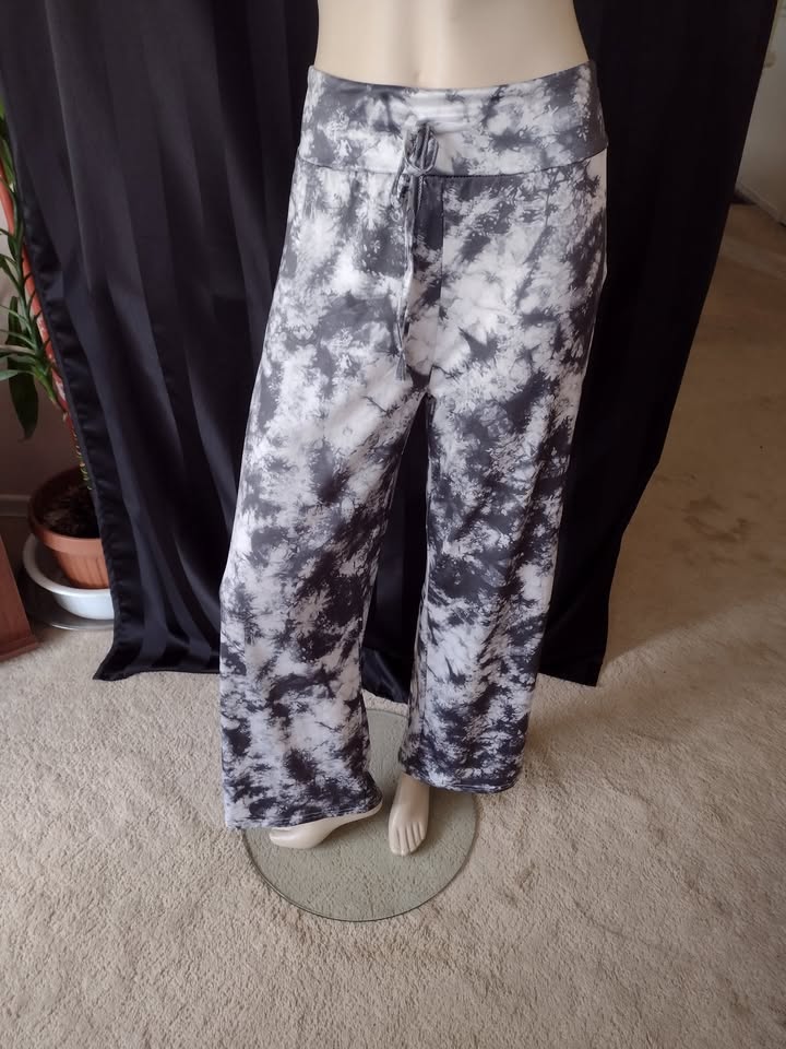 Women's Casual Lightweight Wide Leg Pants Size M-L