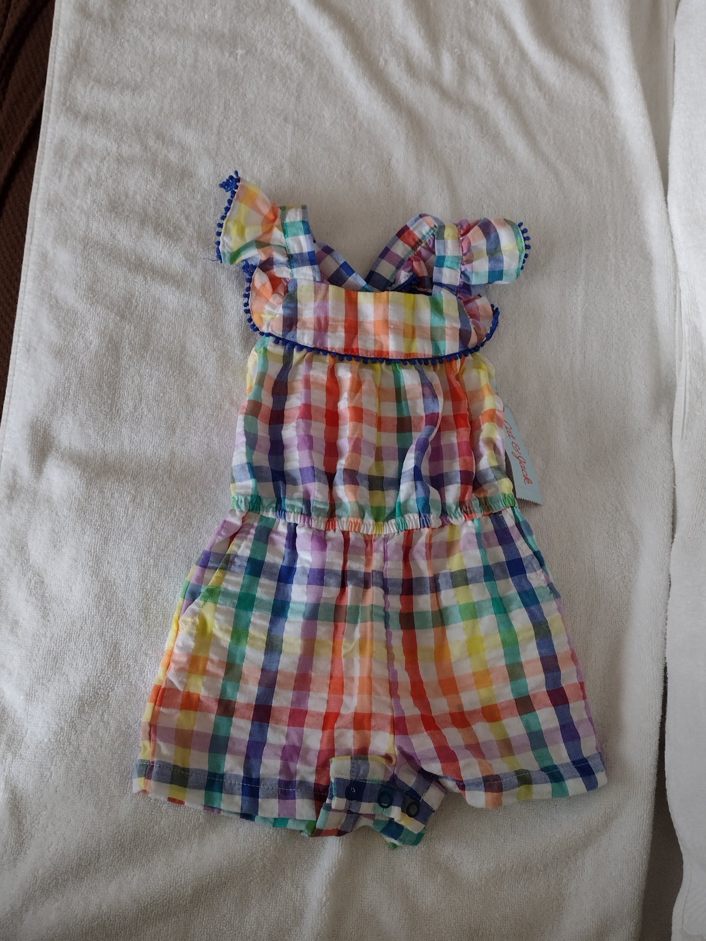 Toddler Girl Romper with Ruffles Size 18M by Cat & Jack