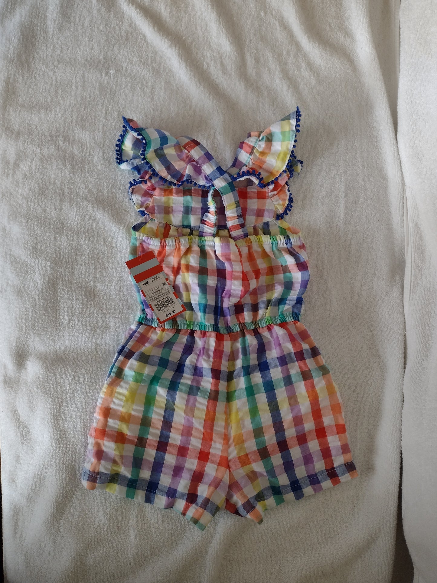 Toddler Girl Romper with Ruffles Size 18M by Cat & Jack