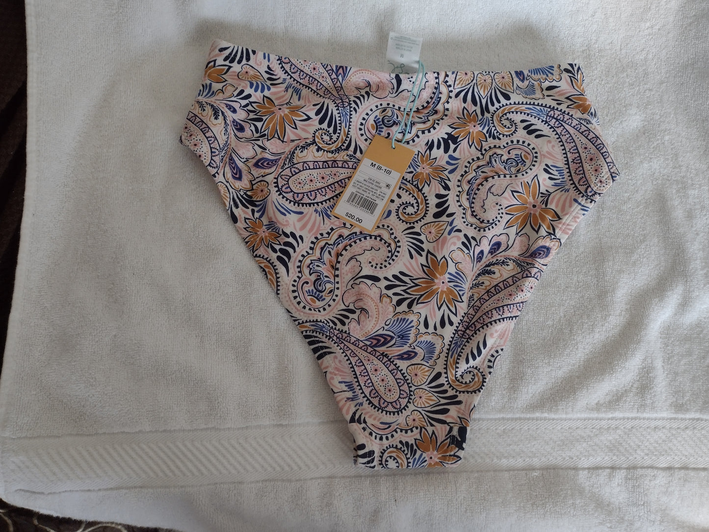 Women's High Waist Bikini Bottoms High Waist High Leg by Kona Sol Size M (8-10)
