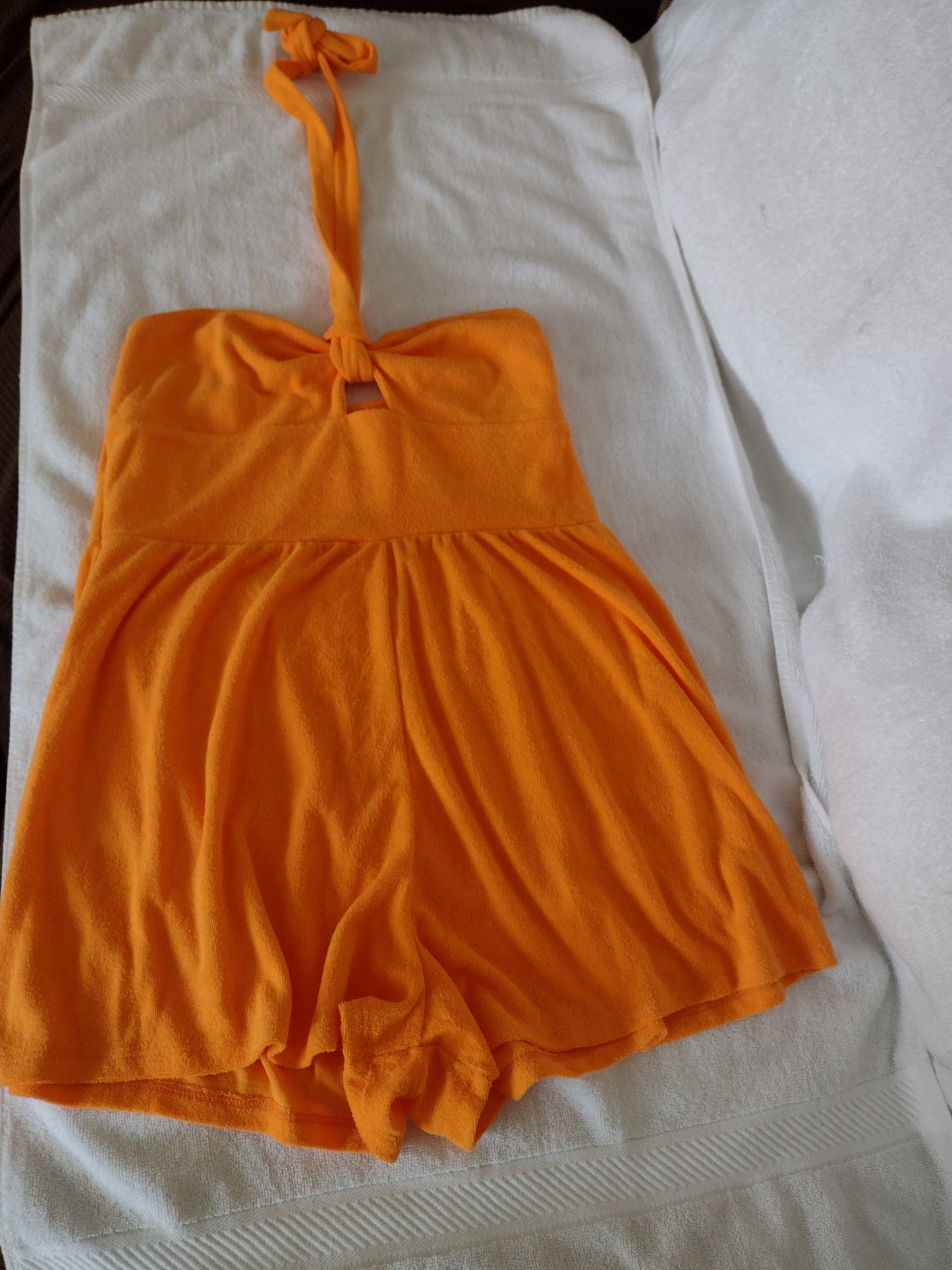 Women's Orange Romper by Wild Fable Size M (8-10)