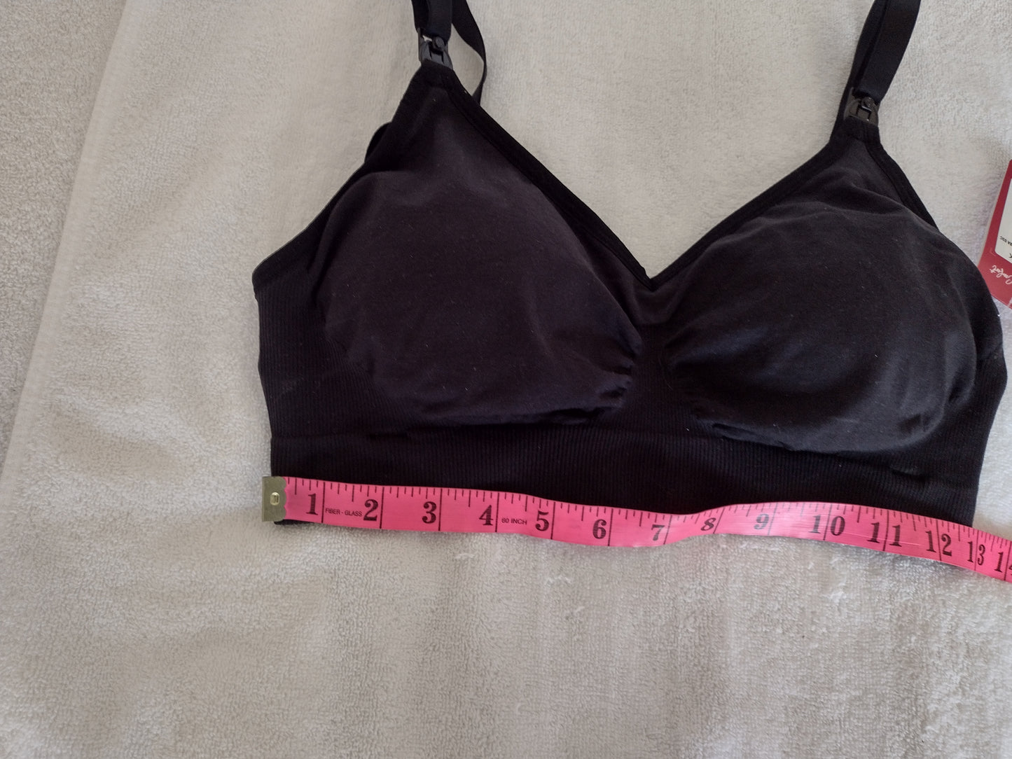 Maternity/Nursing Bra with Removable Cups Size L