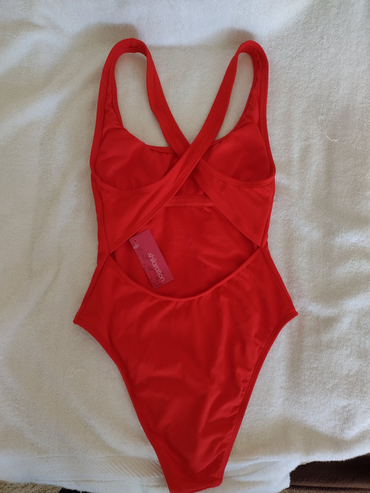 One-Piece Juniors' Red Swimsuit by Xhilaration Size XS (00)