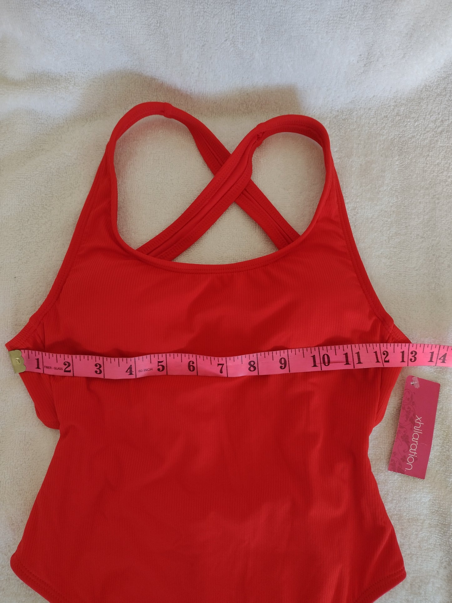 One-Piece Juniors' Red Swimsuit by Xhilaration Size XS (00)