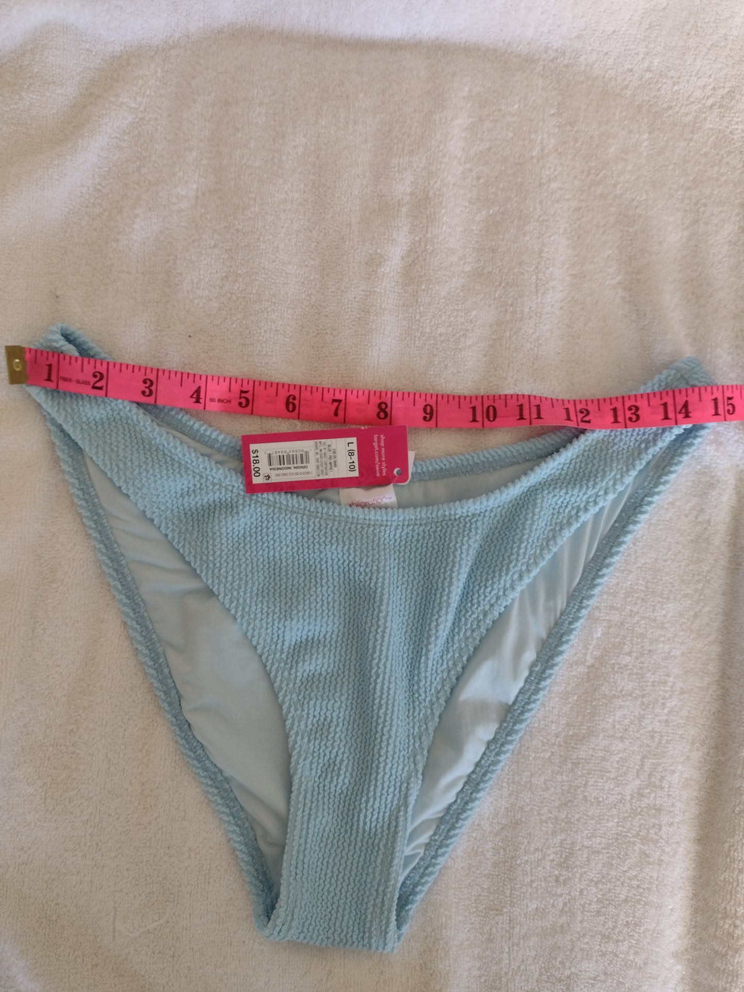 Juniors' Xhilaration Light Blue Bikini Tops & Bottoms