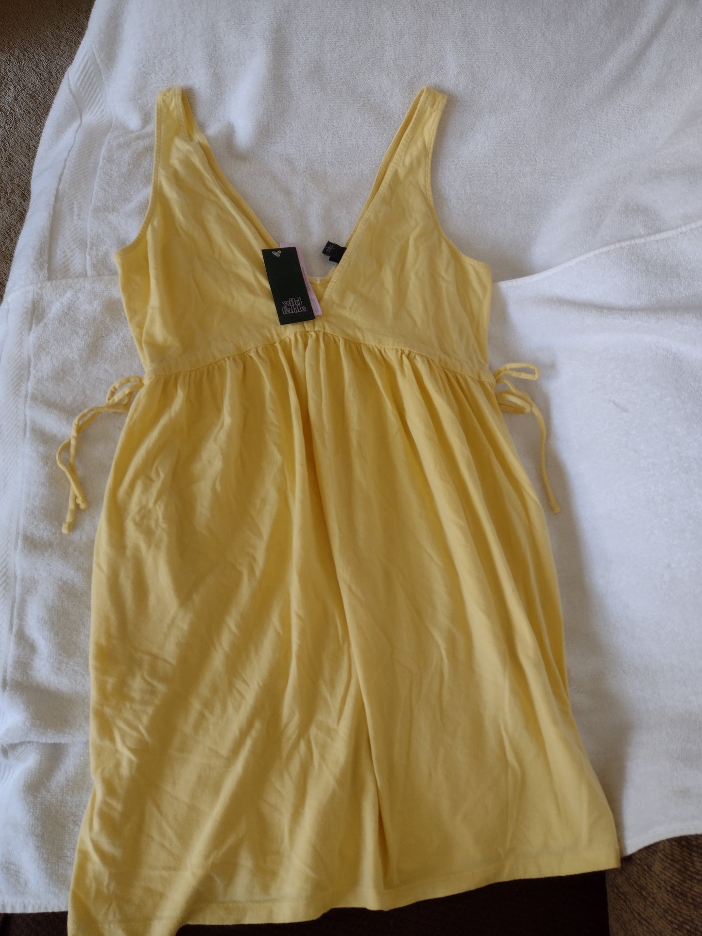 Yellow Dress/Swimsuit Coverup Size M