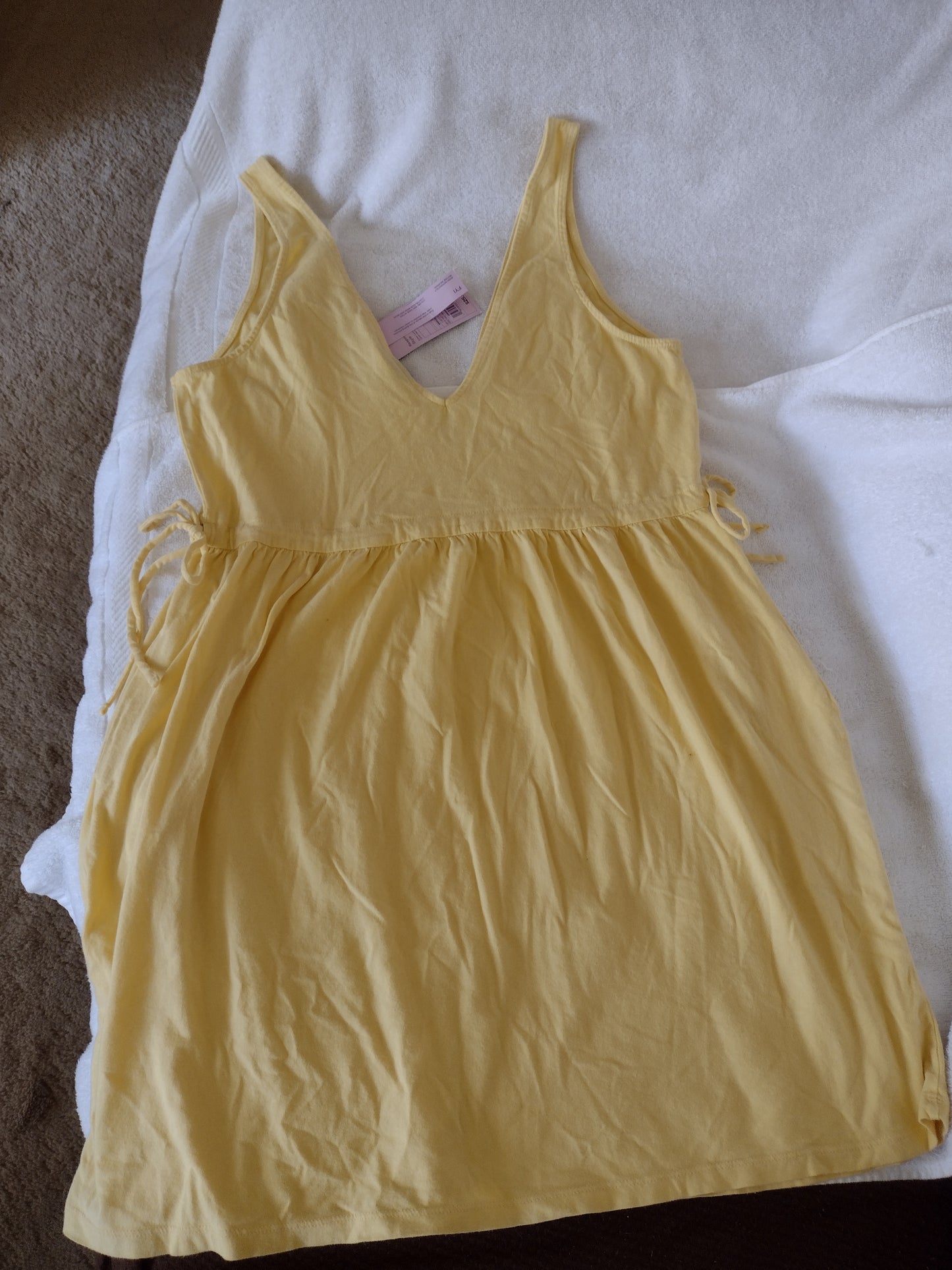 Yellow Dress/Swimsuit Coverup Size M