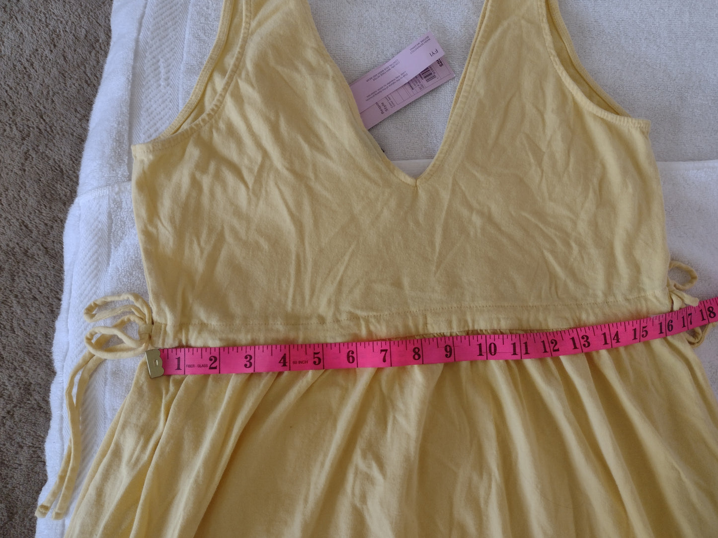 Yellow Dress/Swimsuit Coverup Size M