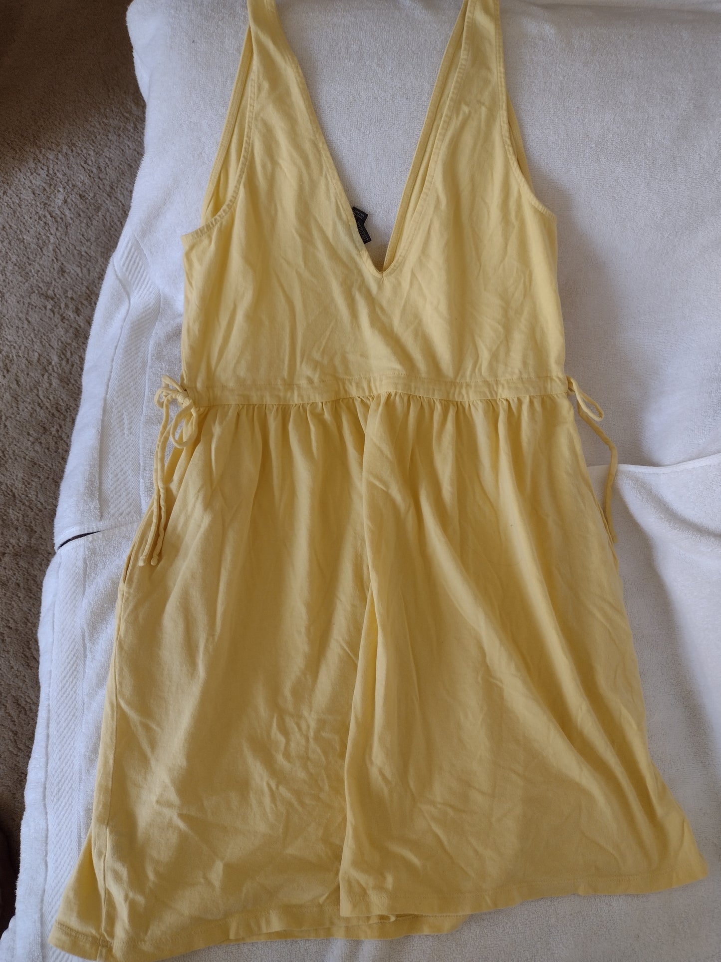 Yellow Dress/Swimsuit Coverup Size M