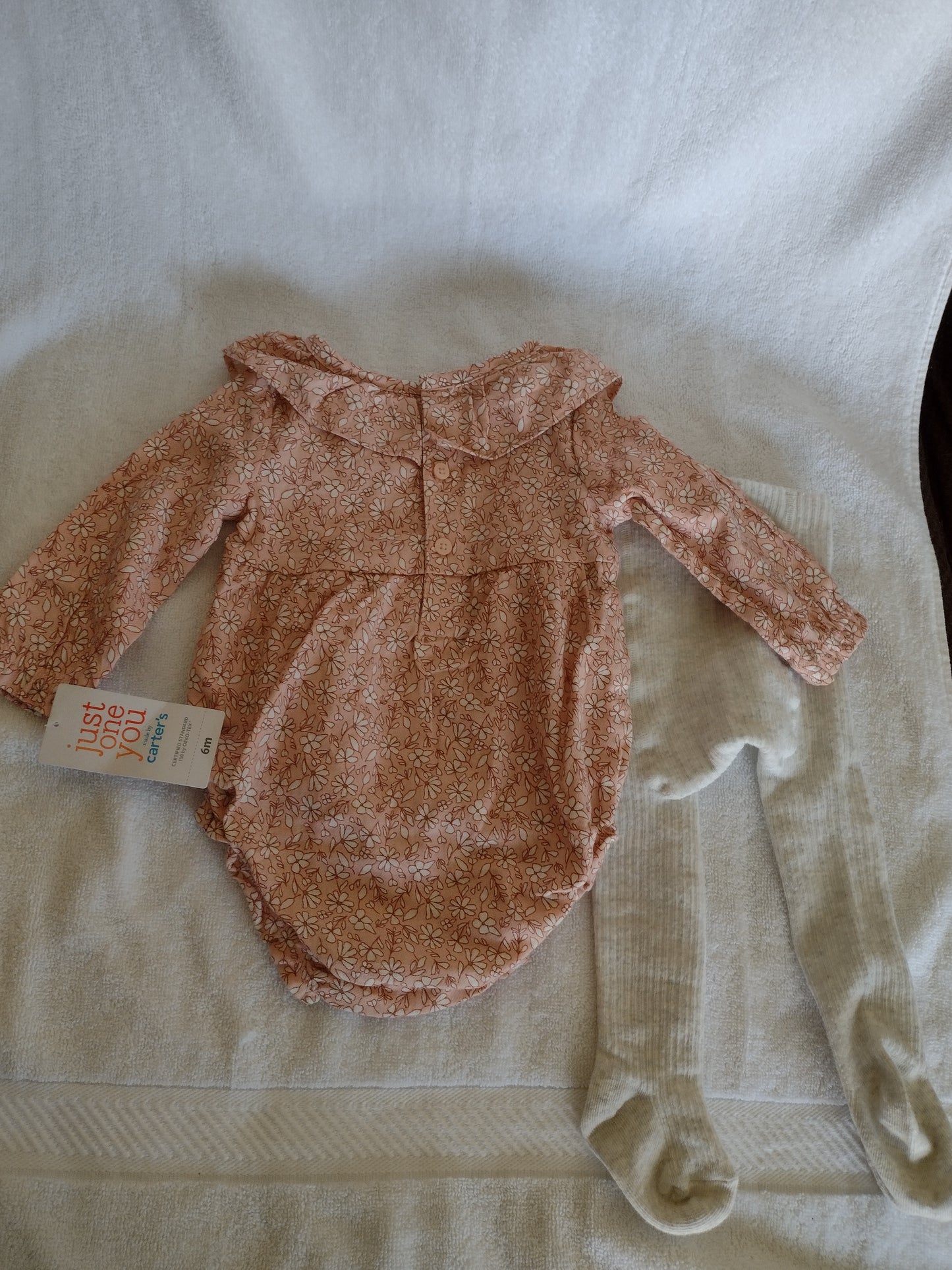Baby Girl 2Pc. Set Bodysuit & Tights Size 6M