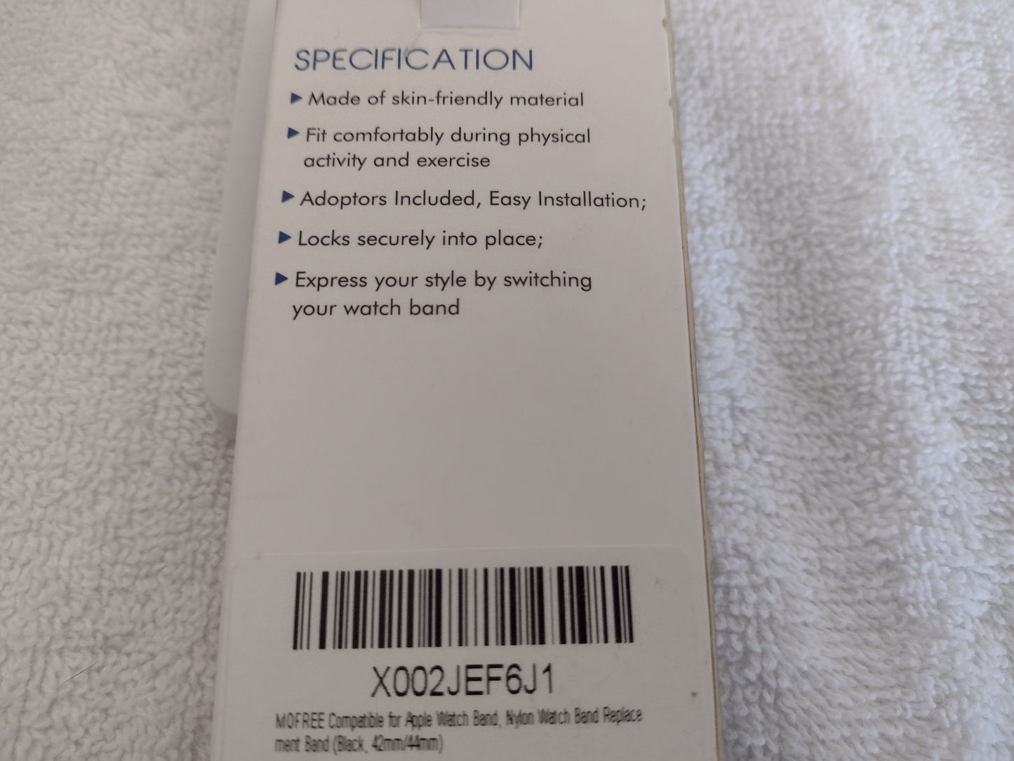 Replacement Apple Compatible Watch Band 42mm/44mm Black