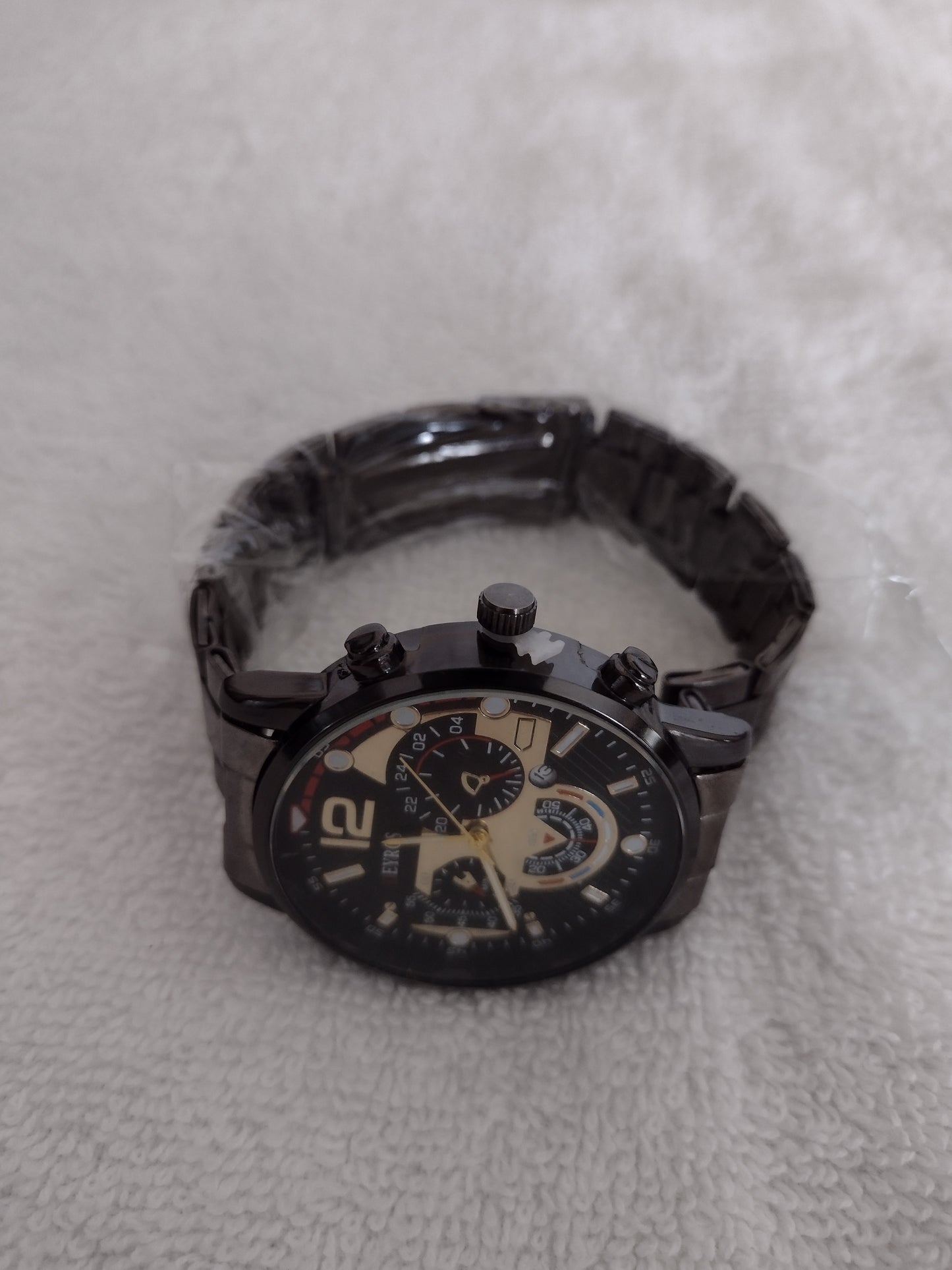 Men's Stylish Large Face Watch by Deyros Size OS