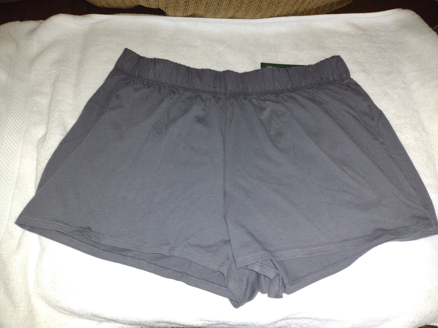 Women's 100% Cotton High Waist Shorts by Wild Fable Sizes L. XL Blue, XXL Gray