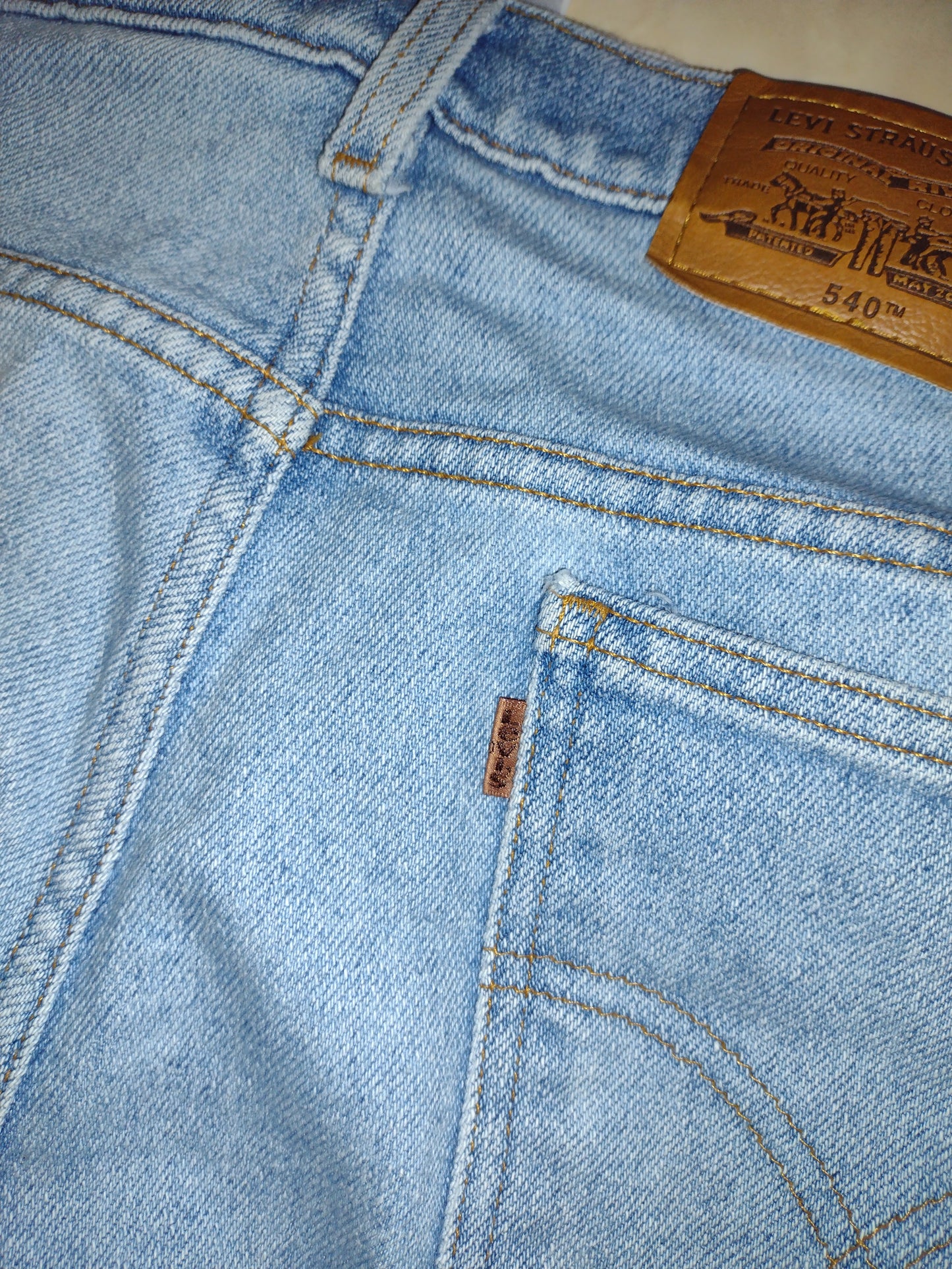 Men's Pre-Owned 695 Levi's Flex Jeans 38W 29L Light Blue