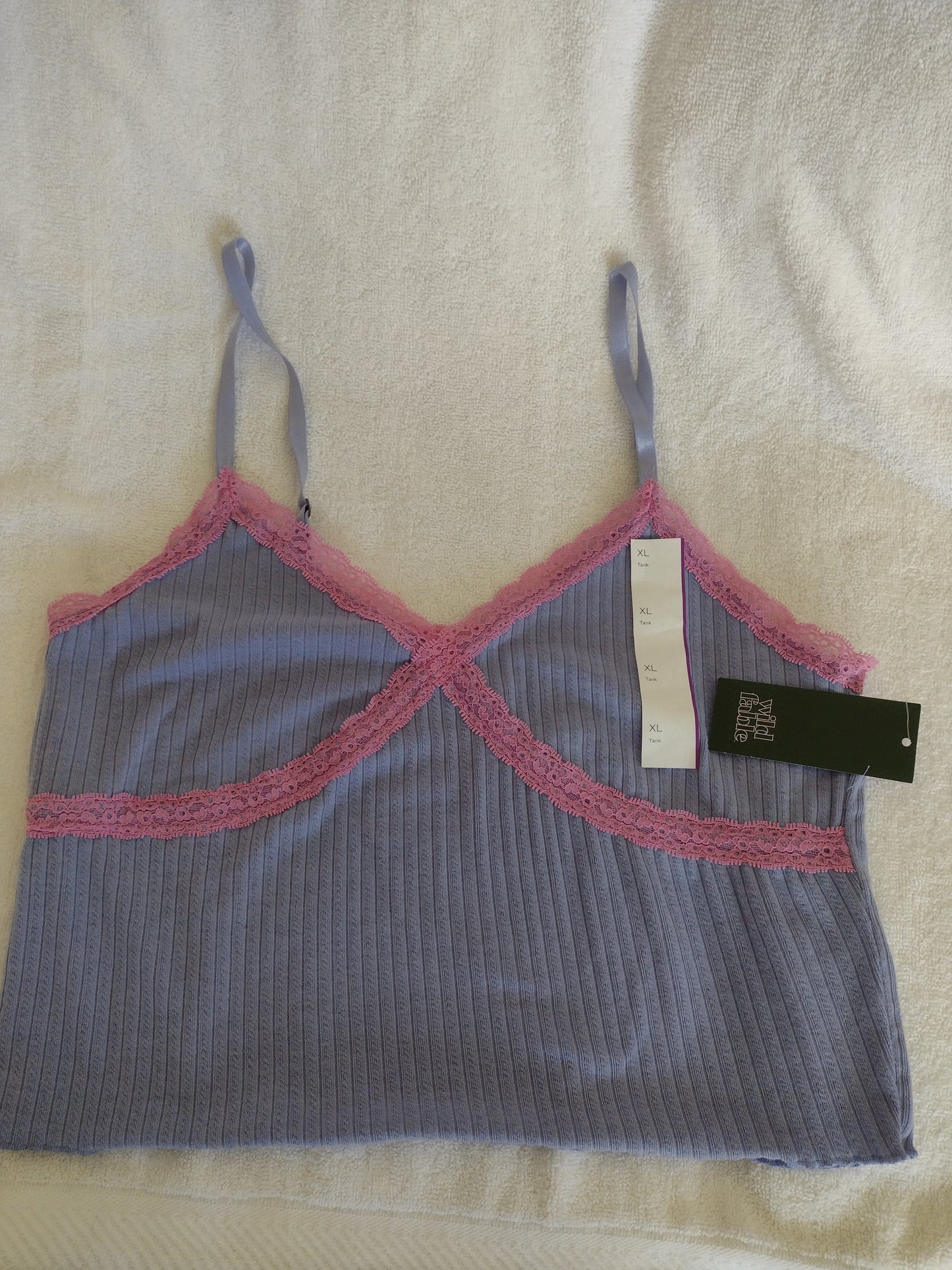 Wild Fable Tank Tops with Lace Lime or Purple/Pink Sizes M, L, XL, XXL