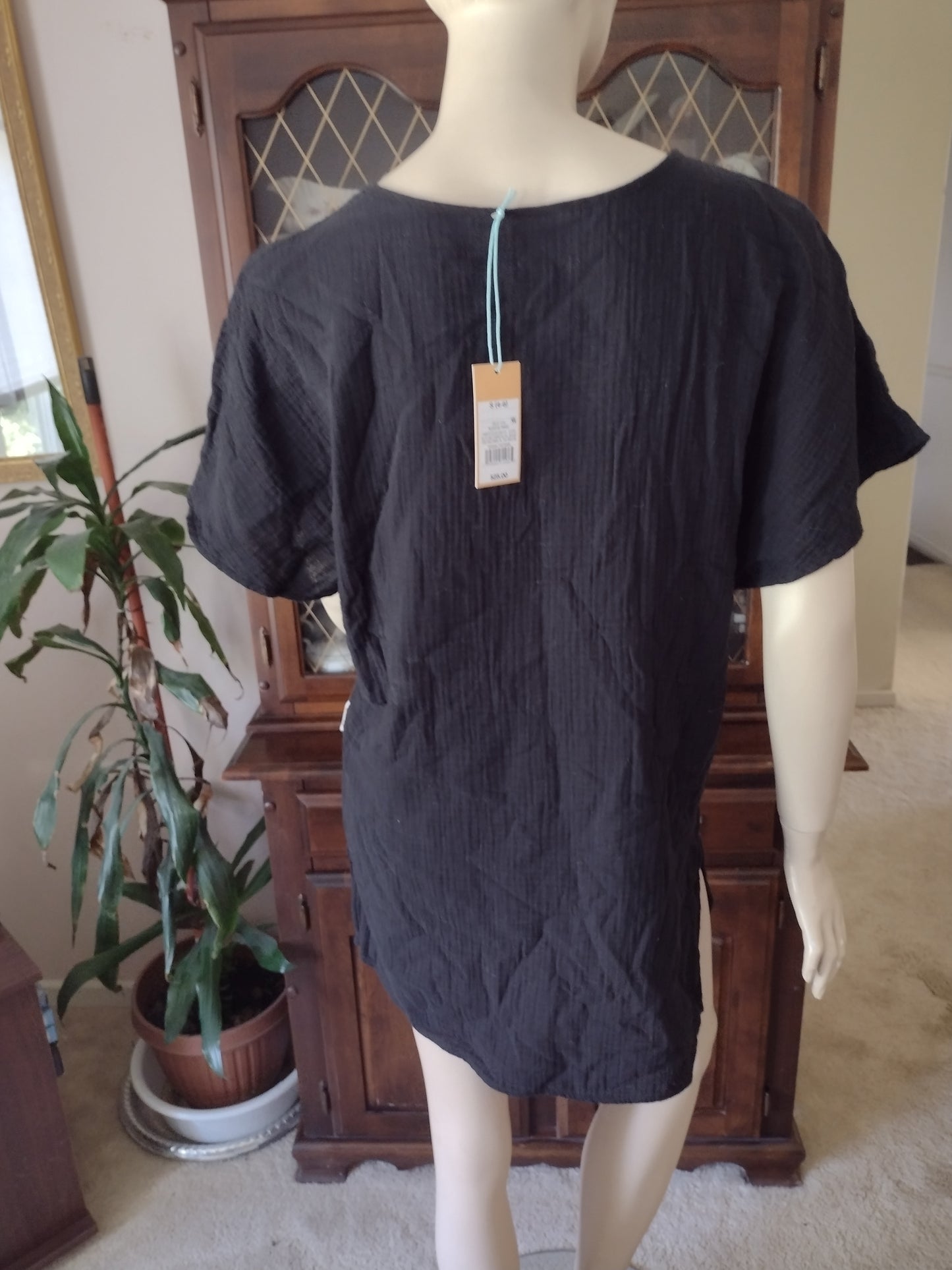 Women's Kona Sol Swimsuit Cover Up Size S Black