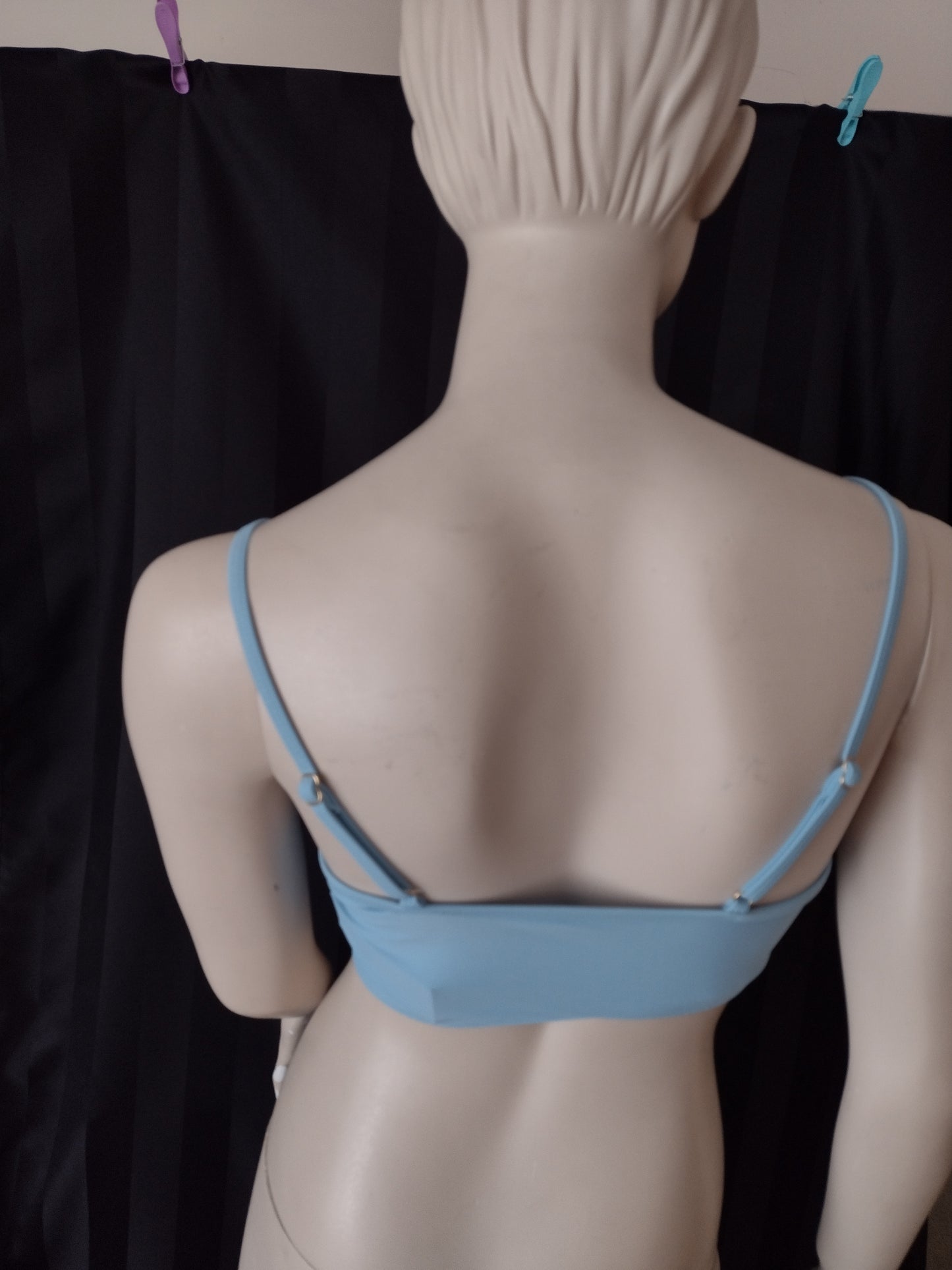 Xhilaration Juniors' Bikini Top Size M(4-6) Blue