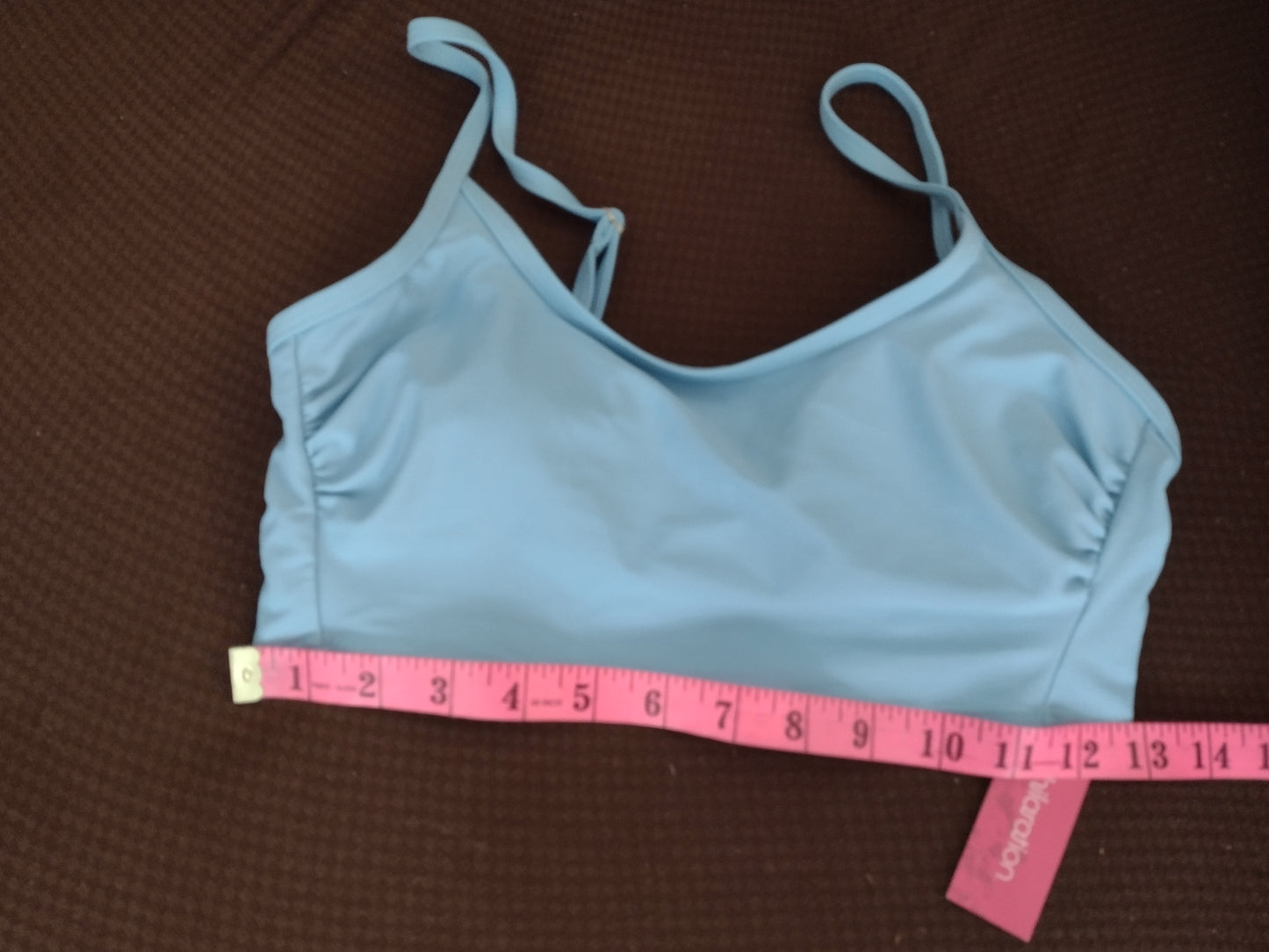 Xhilaration Juniors' Bikini Top Size M(4-6) Blue