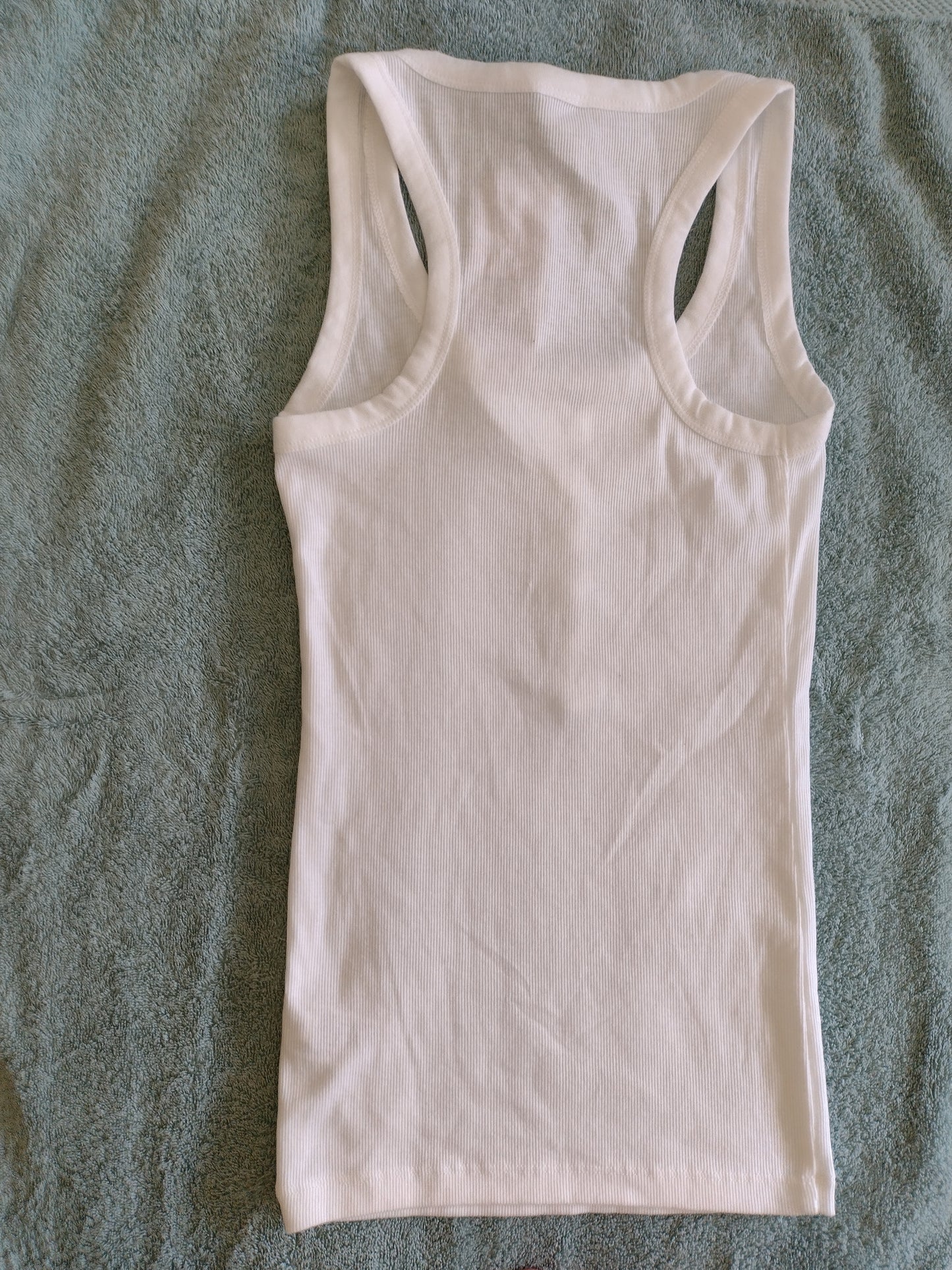 Women's Ribbed Tank Top with Racerback Size XS
