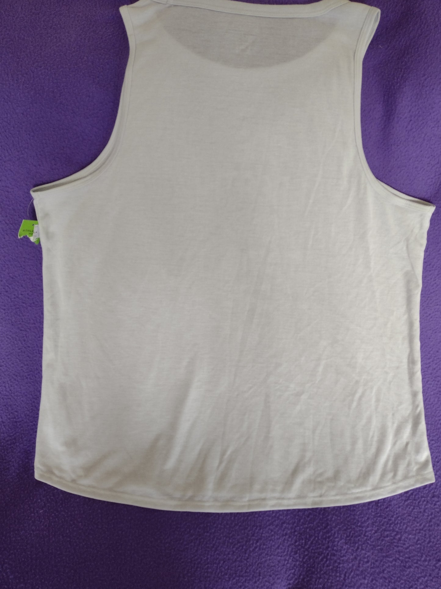 Women's Athletic Works Tank Top Gray Size XL