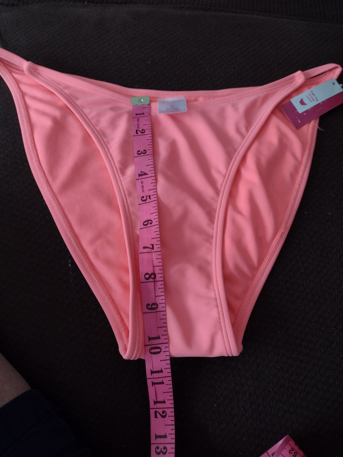 Xhilaration Junior's High Leg Scoop Waist Bikini Bottoms Sizes L(8-10), XL(12-14)