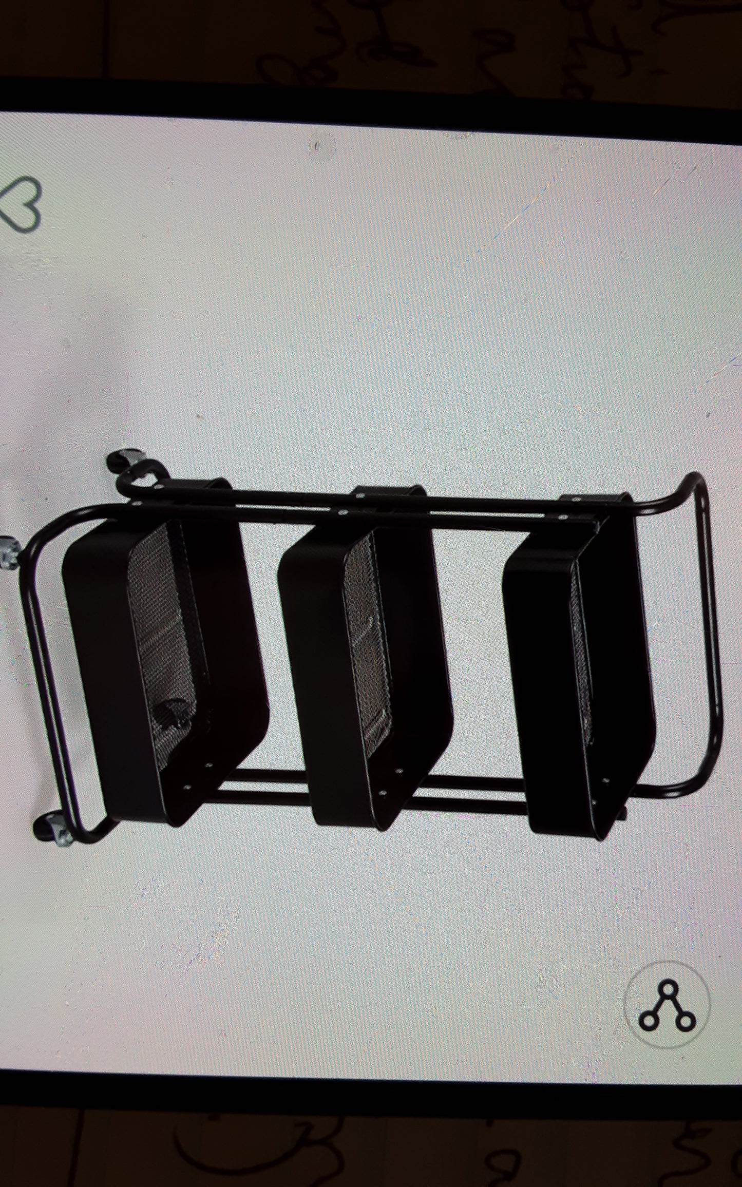 3 Tier Rolling Utility Cart