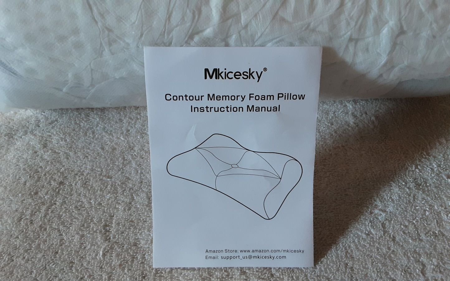 Mkicesky Foam Pillow