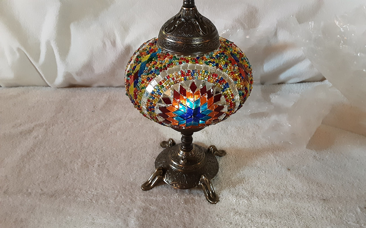 Turkisk Mosaic Battery Lamp by Demmex