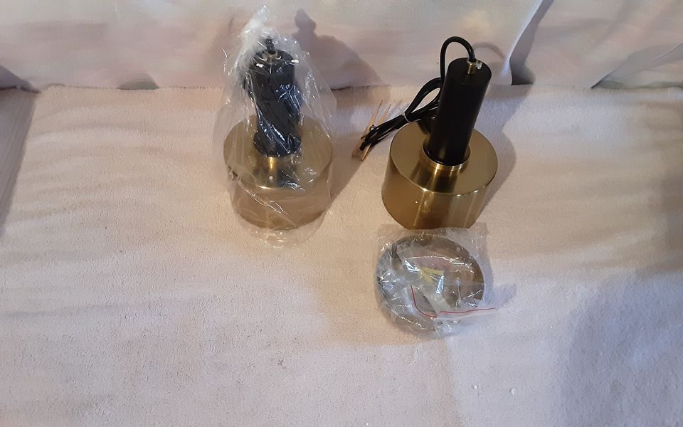 2Pk. Nordic Pendant Hanging Light Fixture Kit E26 by Hobaca