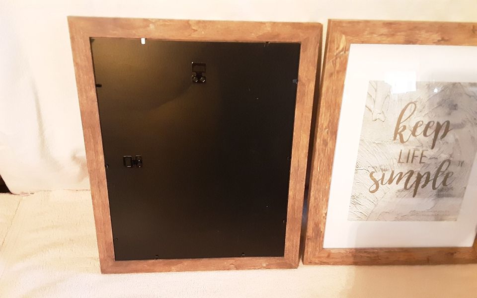 Solid Wood Picture Frame with Mat 11 x 14"~ 2Pk.