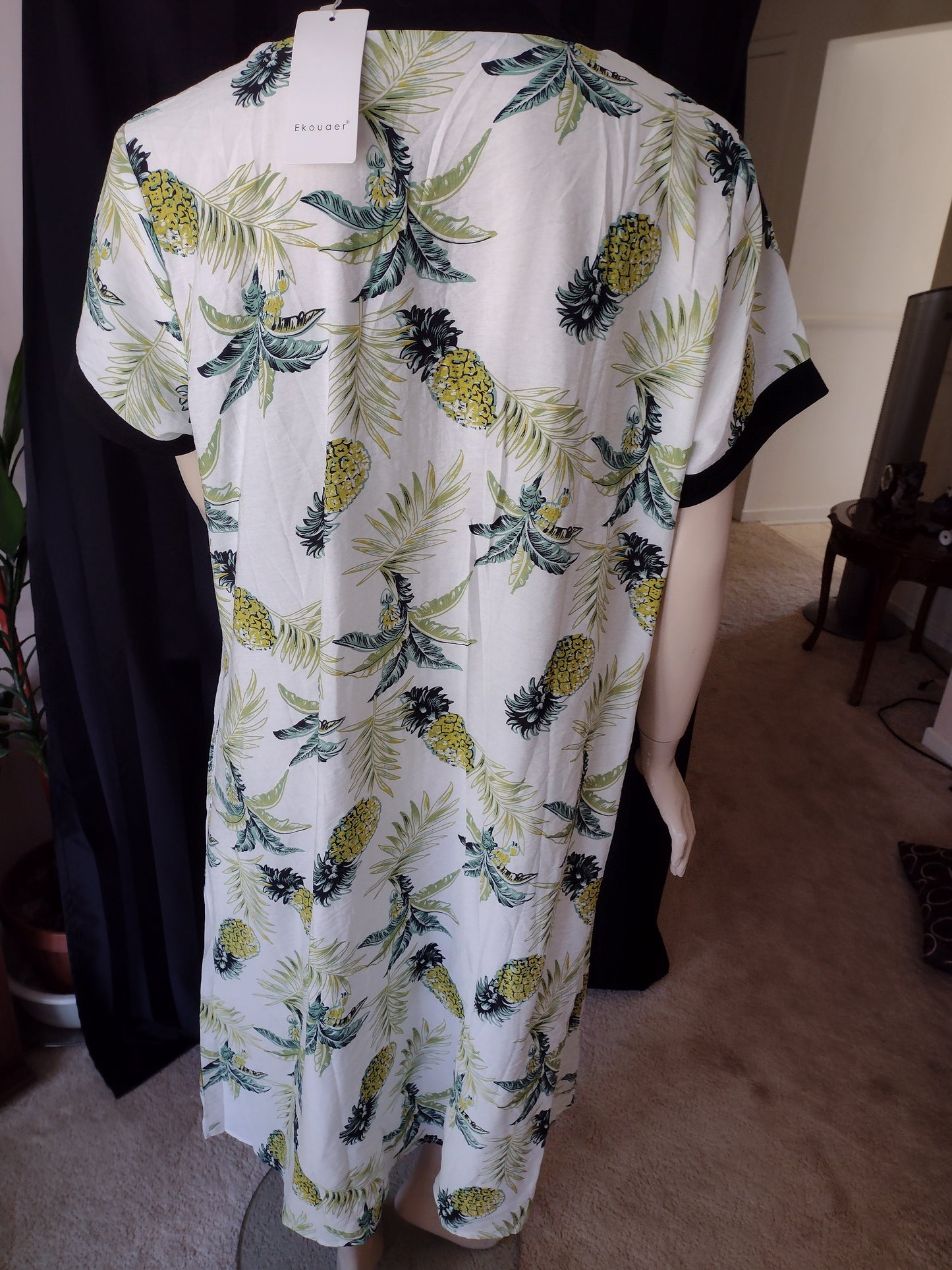 Women's Zip Front Robe/Nightgown Size XL