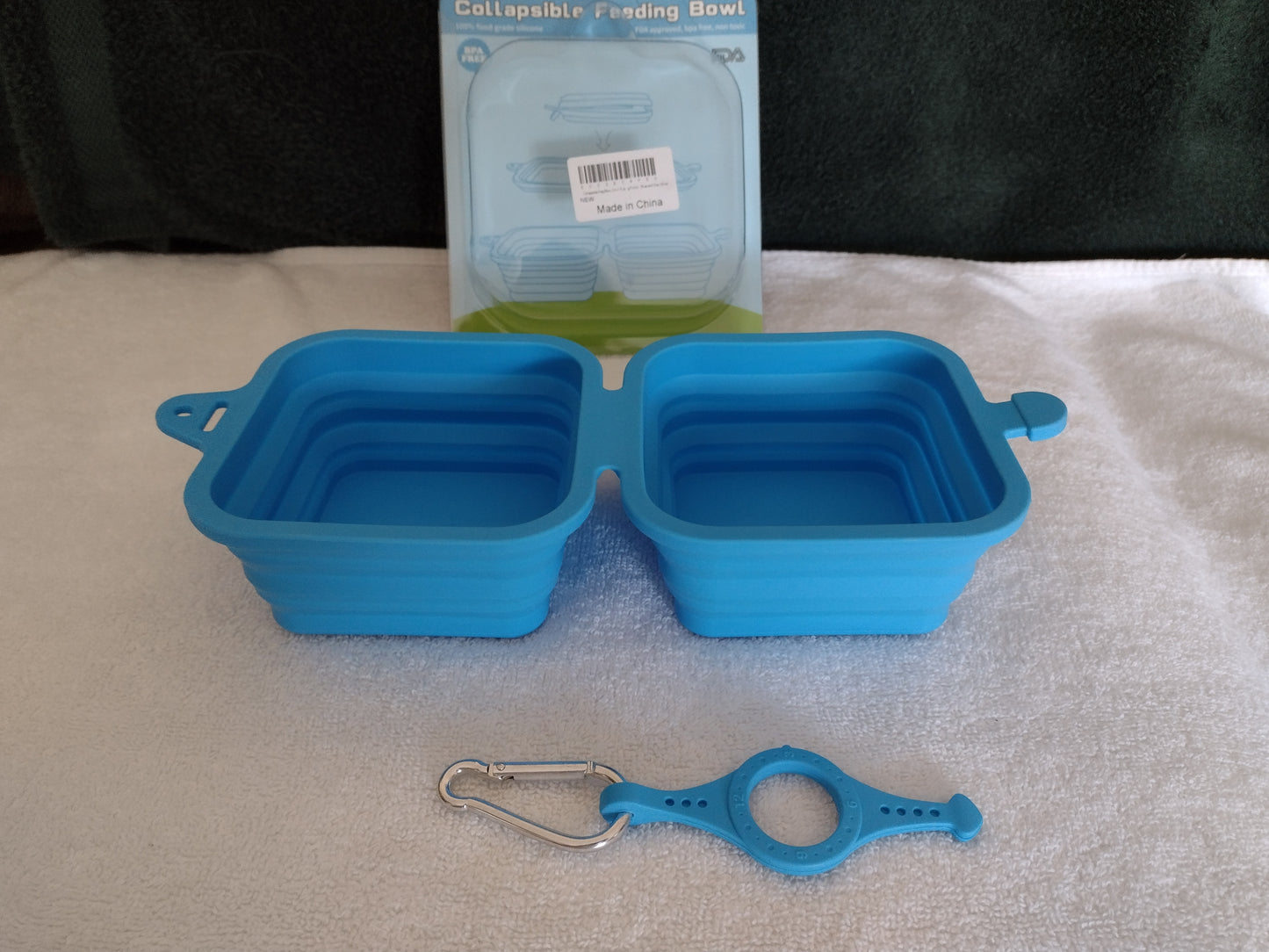 2-In-1 Collapsible Pet Bowls for Dogs & Cats