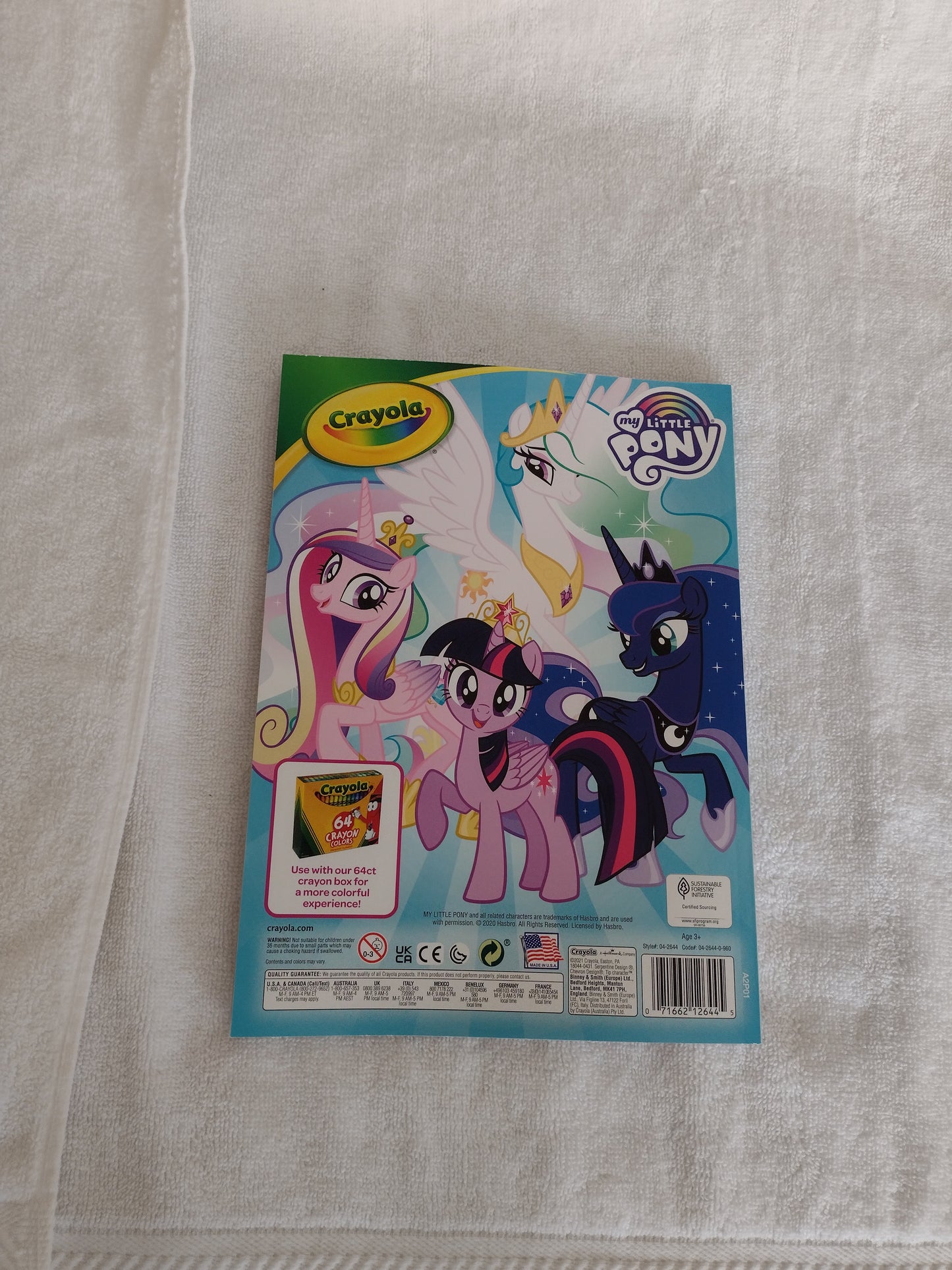 My Little Pony Colouring Book 96 Pages with 20 Stickers
