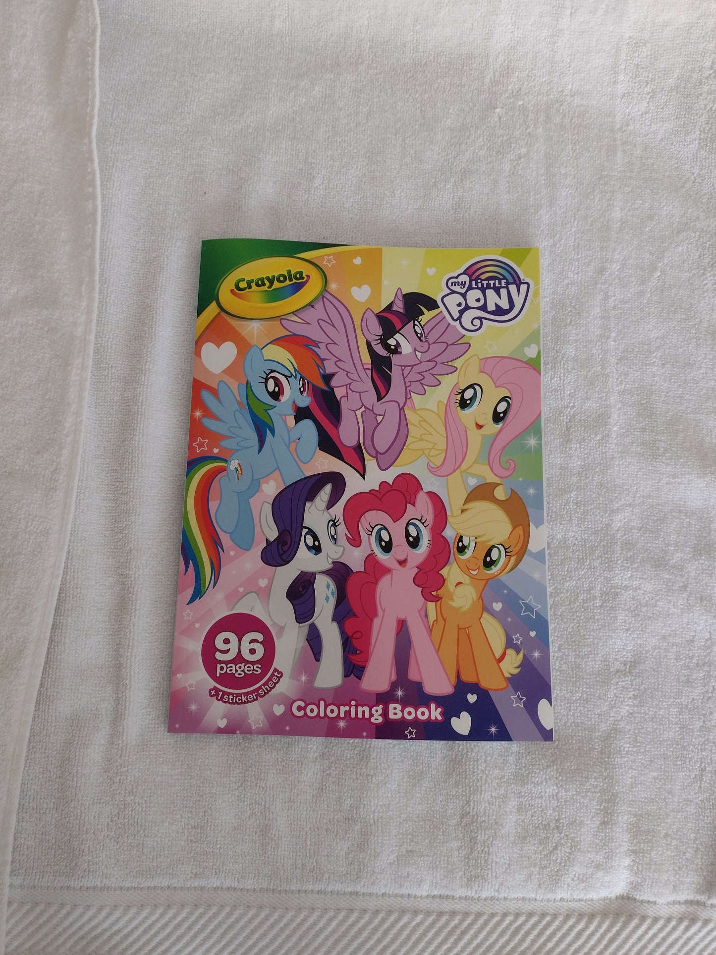 My Little Pony Colouring Book 96 Pages with 20 Stickers