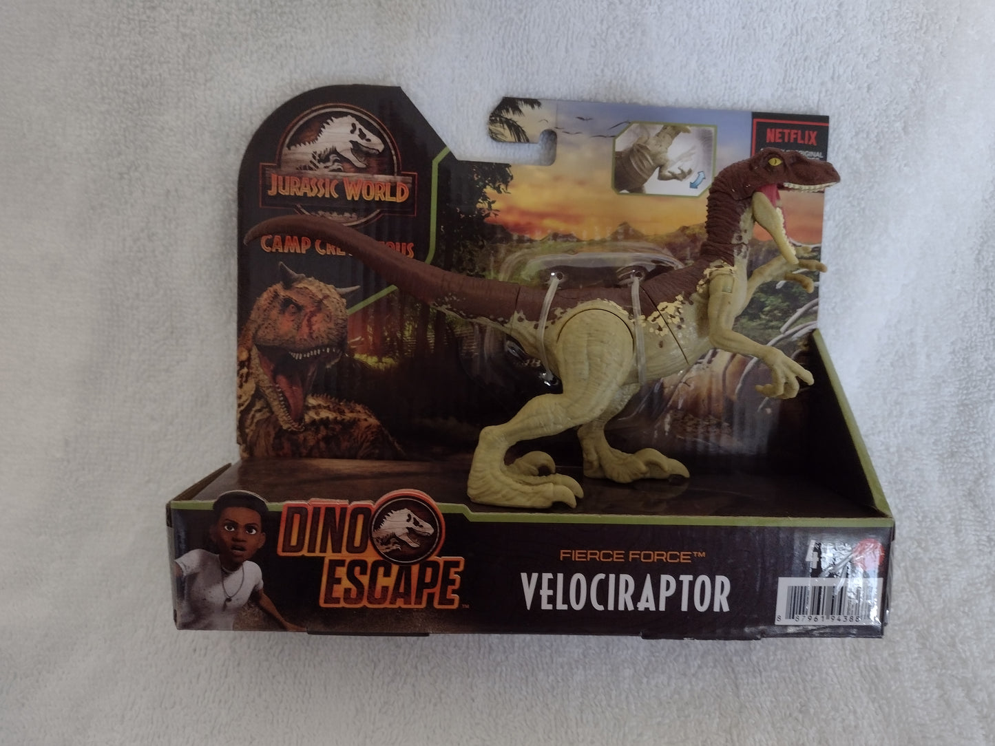 Fierce Force Masiakasaurus & Velociraptor Dinosaur Figures for Ages 4+