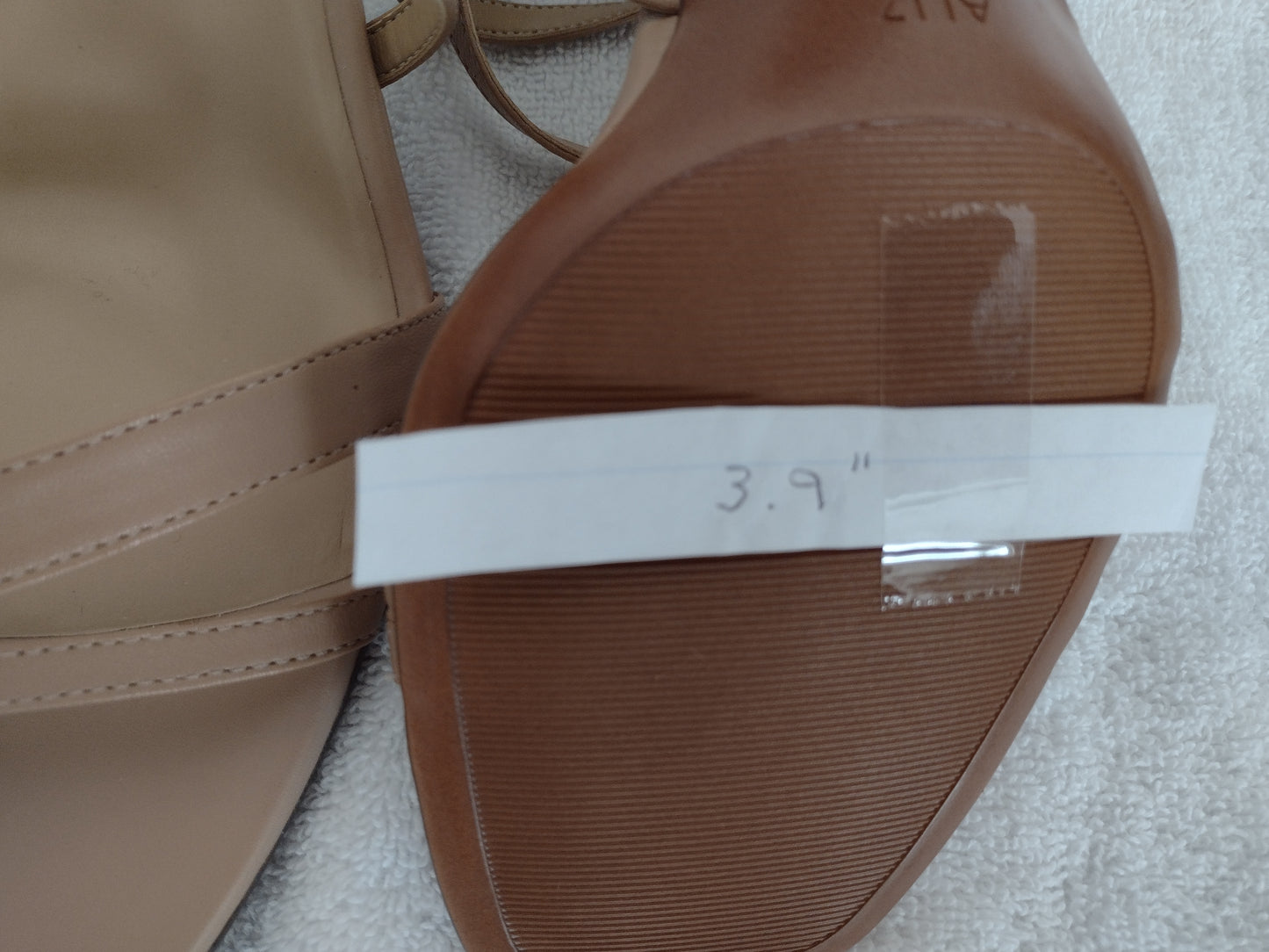 Naturalizer Tiff Dress Sandal Creme Brulee Size 9W