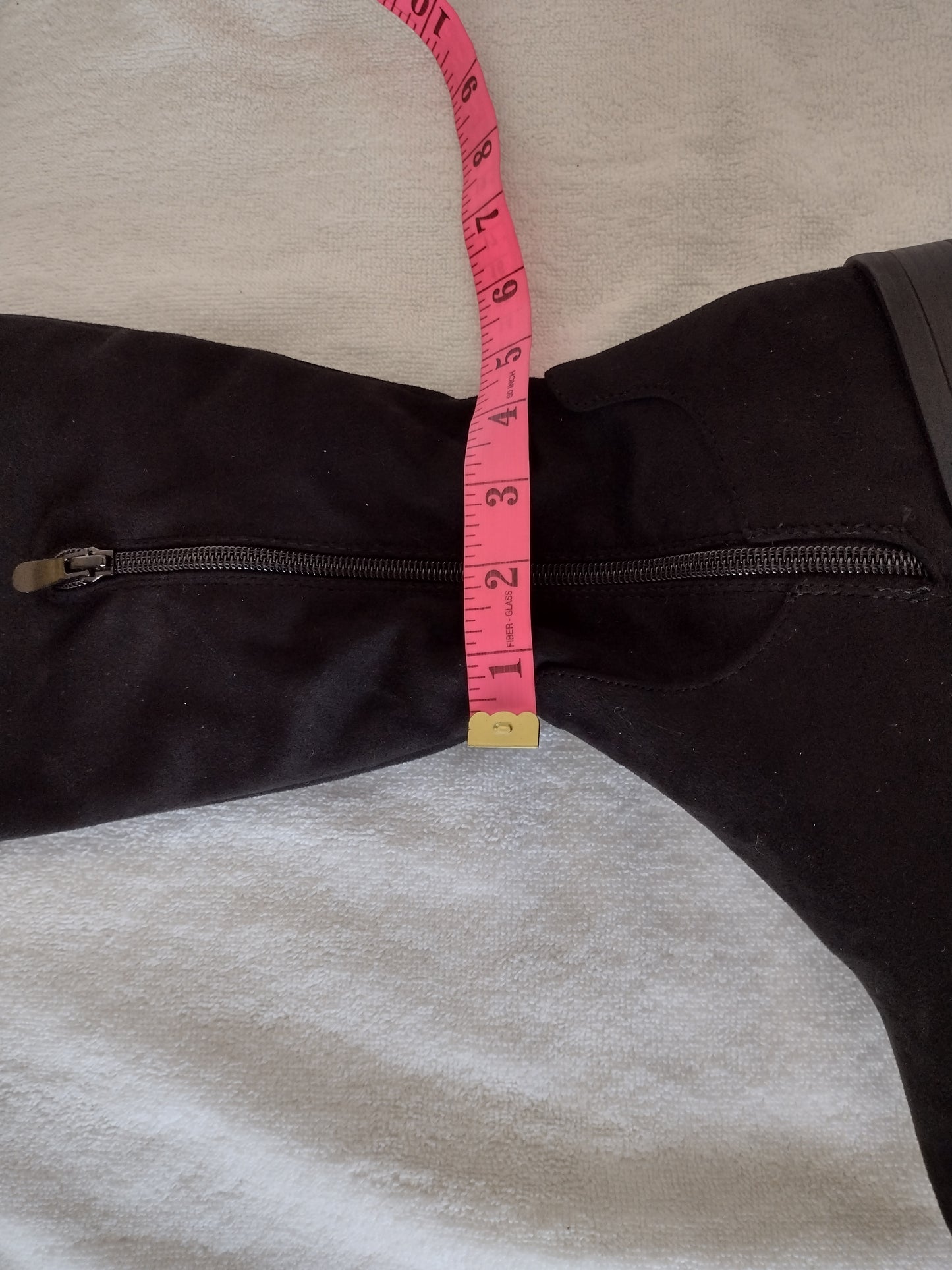 Dream Pairs Low Heel Thigh High Winter Boots Black Size 9