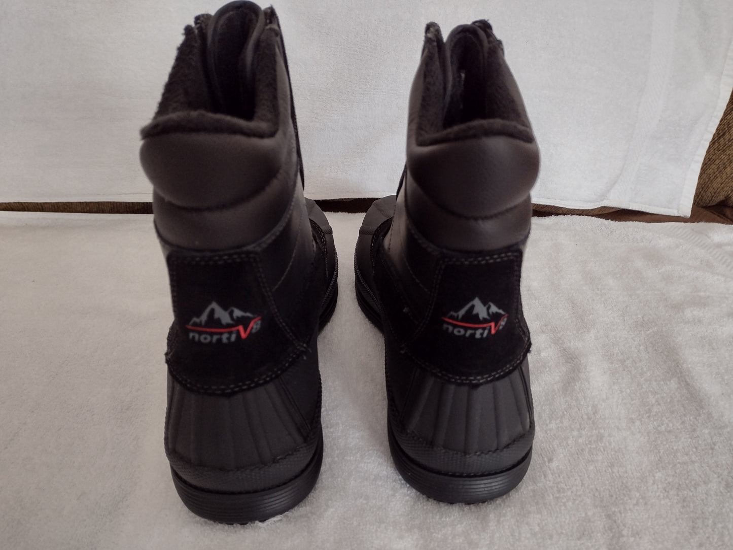 Men's Waterproof Snow Boots by Nortiv 8 Size 13 Black
