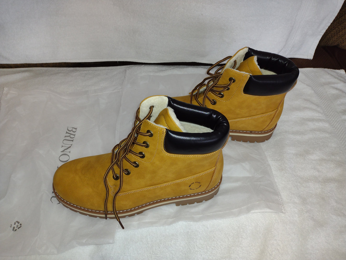 Men's Bruno Marc Winter Snow Boots Size 12