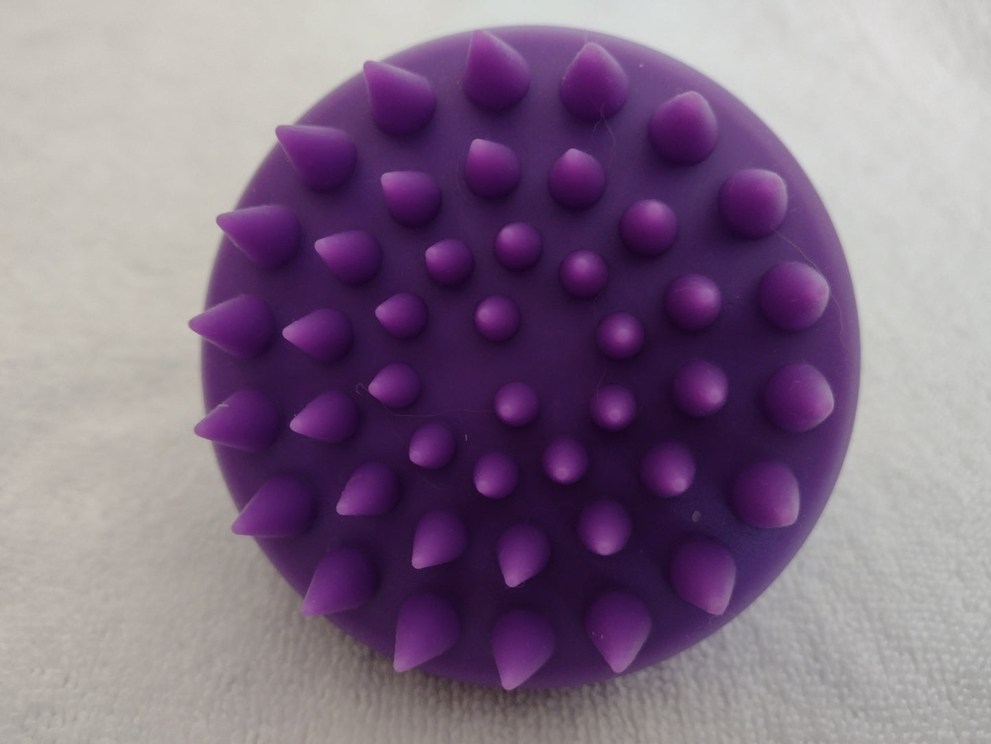Pet Brush with Soft Flexible Needles Purple by Biumpro