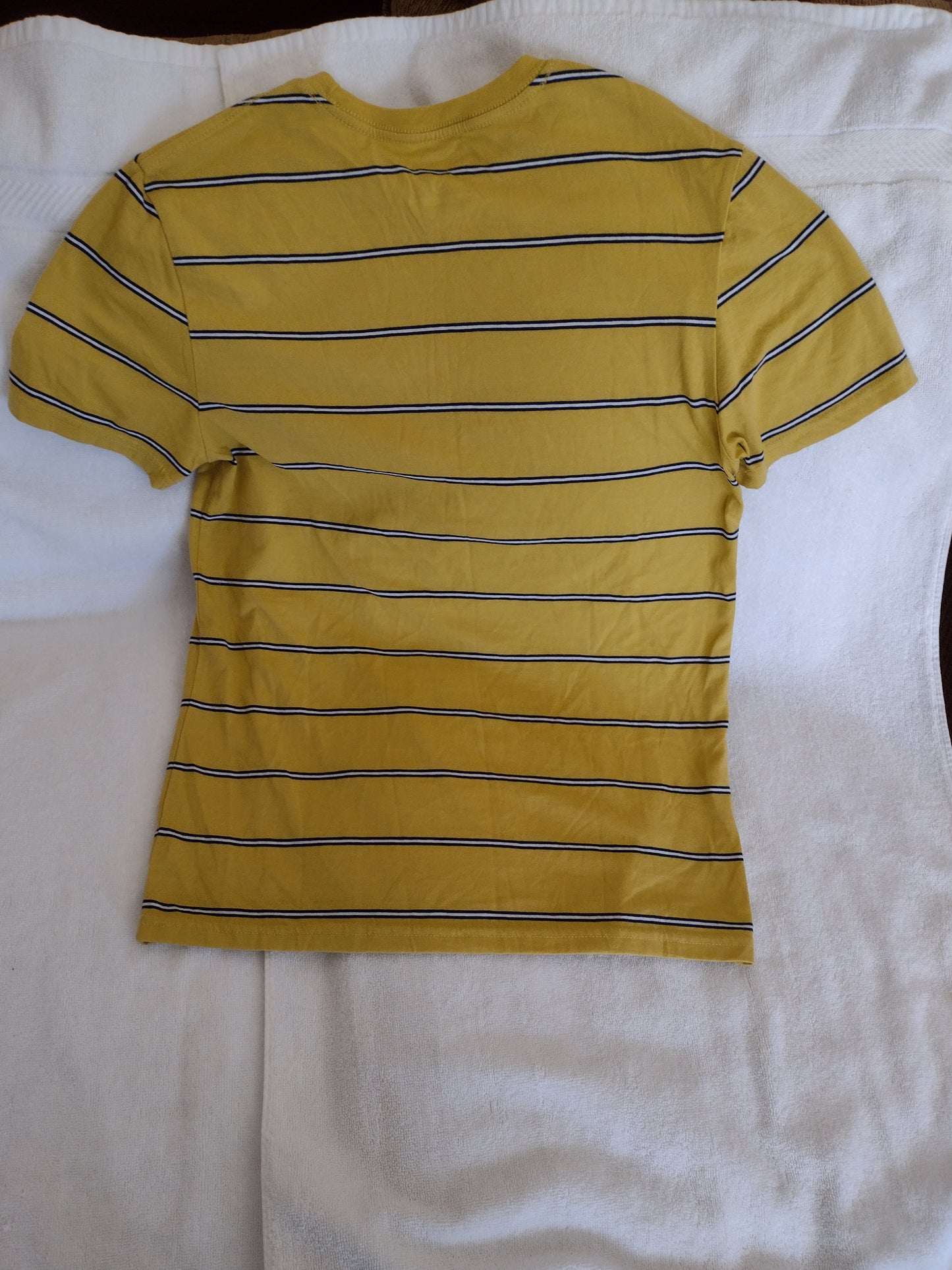 Men's Short Sleeve Striped T-Shirt by Goodfellow & Co. Size S